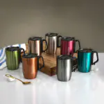 Nouvetta - Refresh Double Wall Mug - Rose Gold 350 Ml