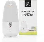 Pee Safe Menstrual Cup Sterilizer |Clean Your Cup With Ease | Kills 99.9% Germs - 1 Slots (White