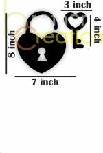 BROTHERS CREATION BEAUTIFUL LOVE KEY WALL HANGING