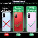 Casotec Shockproof Back Cover Case for Samsung Galaxy S20 FE 5G / 4G | 360 Degree Protection | Protective Design | Anti-Scratch Tough Slim TPU Case for Samsung Galaxy S20 FE 5G / 4G (Black)