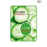 Puorella Cucumber Natural Mask Sheet (10Pcs Pack) Skin Lightening, Glowing, Hydrating, Nourishing, Brightening, Calming Face Sheet Mask