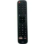 EHOP En2B27V Compatible Remote Control For Vu LED, LCD TV With Netflix Button (Black)