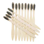 Eco Gree Bamboo Toothbrush S-Curve Charcoal - Activated Charcoal for Whiter Teeth