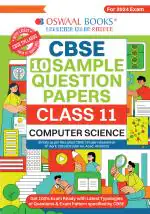 Oswaal CBSE Sample Question Papers Class 11 Computer Science Book (For 2024 Exams ) | 2023-24_oswaal books
