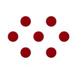 Comet Busters Basic Velvet Round Red Bindis (10mm) (BIN1092) Pack of 1