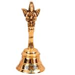 Indian Art Villa Shri Garuda Design Brass Pooja Ghanti Bell Height 6 inch
