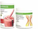 Herbalife Nutrition Strawberry Shake -500 gm & Protein Powder- 200gm Protein Blends (700 g, Strawberry& Protein)