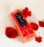 Roots Botanix Natural Freshness Brightening Body Wash 100% Natural Ingredients, Liquid Shower Gel for Glowing Skin (Rose 550 ML Pack 1)