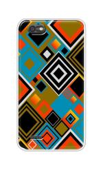 Snazzy Multicolor Silicon Shock Proof Back Cover for itel A22 Pro