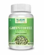 Vokin Biotech 100% Green Coffee Extract 50% GCA 800mg 60 veg Cap for Weight Loss