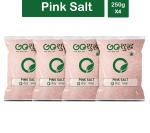 Goshudh Pink Salt 1 kg (250g X 4 Pack) Sendha Namak