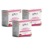 GLOBUS NATURALS Glycolic & Salicylic Acid Facial kit pack of 3