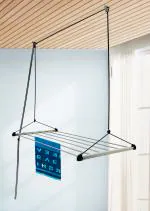 SYNERGY - 6 Pipes x 4 Feet - Heavy Duty - Stainless Steel Ceiling Clothes Dryer for Balcony (SY-CE1)