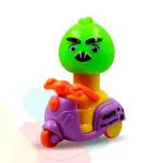 DealBindaas Mini Cartoon Motorcycle Scooter Die-Cast Press N Go Friction Powered Model Toys