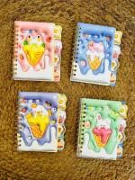 Radhya Accessories Ice Cream Pocket Diary (Pack of 2) Dessert Pocket Diaries Planner Spiral Notebook