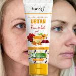 KURAIY Pure Ubtan Face Wash Cream With Natural Deep Moisturizing Face wash Tube 