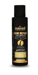 Subaxo Herbal Hair Repair Shampoo | Repair Damage Hair & Promotes Hair Growth| Prevents Hair Fall | Anti Frizz Shampoo| Herbal Shampoo | Paraben Free Shampoo | Anti Hair Fall Shampoo|- 120ml - for Women & Men