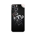 GADGETSWRAP Printed Vinyl Skin Sticker for Apple iPhone 13 - Metal Logo