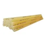 CROWN BRAND Gold Hot Melt Glue Stick 220mm length (225 x 11 mm Diameter, Yellow) - Pack of 20