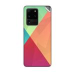 GADGETSWRAP Printed Vinyl Skin Sticker for Samsung Galaxy S20 Ultra - Tricolor abstract