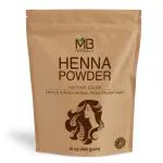 MB Herbals Pure Henna Powder 454 g| For Natural Orange-Red Hair Color| Triple Sifted| Raw