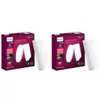 PHILIPS 6-watt Square Surface Full Glow | Surface LED Downlight for Ceiling, Cool Day Light(Pack of 2)