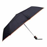 The Clownfish Piping Series 3 Fold Auto Open Waterproof 190 T Polyester Double Coated Silver Lined Umbrellas For Men and Women
