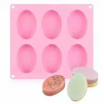 MAK BROTHERS mufffine / cupcake /silicone soap mould / silicone soap tray / soap silicone mould / soap mould / ice tray mould ( PACK OF 1) PINK