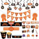 Festiko Ipl Team SH Combo Pack (Set of 101 Pcs), Ipl Theme All-in-one Combo Decorations, Cricket Party Props, Ipl party supplies, Ipl Theme Decorations