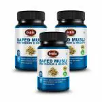 Osnia Safed Musli Extract 60 Capsules Supplement, 500 mg - Pack of 3
