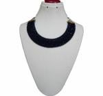 JAYA VISION ENTERPRISES Blue Cristal beaded Beautiful Choker-tg03