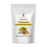 Herb Swif Turmeric Facial Wax Powder, 5 min Painless Natural Face Hair Removal Waxing Powder, Easy to use at home, No chemicals - No Irritation, No Skin rashes -100 GM (Bikini Wax Powder - Pack of 1)