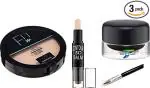 SIRF TUM 7 Oil Control Compact Powder-Pro Longwear Fluidine Gel Eyeliner-Contour Stick Highlighter