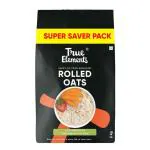 True Elements Rolled Oats 2kg - Protein Rich Breakfast | 13g Clean Protein | 100% Wholegrain | Gluten Free Oats | Diet Food