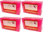 Khadi Herbal Natural Pure Rose Soap, 125 Gm Each (Pack Of 4)