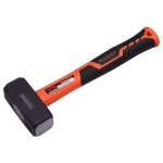 Harden 2000 grams (2KG) Professional Stoning Hammer with Fiberglass Handle
