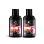 RIBVA Onion Hair Oil for Hair Regrowth, Dandruff Control Hair Oil (100 ml) pack of 2