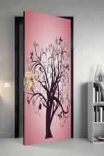 Qth Floral Dor-4715 Design Door Sticker