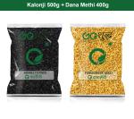 Goshudh Dana Methi 400gm & Kalonji 500gm Combo Pack 900g