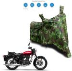 Aamaya Store Green Two Wheeler Cover For Royal Enfield Scrambler 1200 Bs6