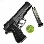 NAXUE Plastic Kids Soft Water Bullet and Safe Weapon Pistol Toy Set 3-12 Y