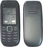 Imbi Nokia C1-00 Black Plastic Replacement Mobile Housing Body Front Middle And Back Frame Keypad Full Panel