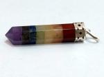 Astroghar 7 Chakra Bonded Multicolor Crystal Pendant For Men And Women