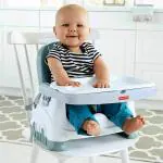Fisher Price Healthy Care Booster Seat - Multicolor Baby Gear for Kids age 6M+