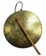 zoltamulata Ghanta Pooja Bell with Stick for Pooja in Home, Temple, School and Institute