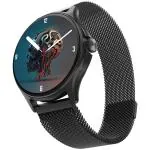 beatXP Sigma 1.38 inch HD Display Bluetooth Calling Smart Watch, Rotary Crown, 240 * 240px, 500 Nits, 60Hz Refresh Rate, 100+ Sports Modes, Always On Display, AI Voice Assistant (Black Metal Magnetic)