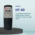 RESORB HT 40 Remote for Philips 2.1 Multimedia Speaker System Working with with FM/MW-Tunner Home Theater (Only for Same Model)