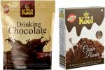 Mr.Kool Drinking Chocolate Powder 900gm and Cocoa Powder 500gm box. Pack of 2