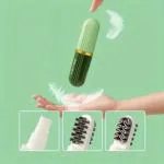 ODD M EVEN Multifunctional Double-Sided Shoe Brush with Liquid Bottle, 3 in 1 Liquid Shoe Brush and Clothing Brush Shoe and Clothing Brush Double Sided Shoe Brush (Multicolor, Pack of 1)
