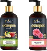 Dwella Herbotech Apple Cider Vinager And Himalayan Rose Shampoo - 600 Ml (Pack Of 2)